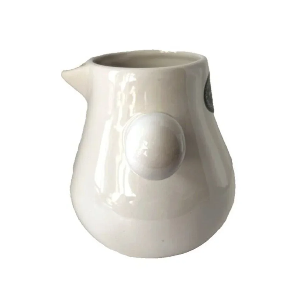 Rae Dunn Artisan Collection Hot Cocoa Pot Pitcher‎ with Handle By Magenta #213